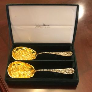 Neiman Marcus Strawberry spoon set.   I never used.
